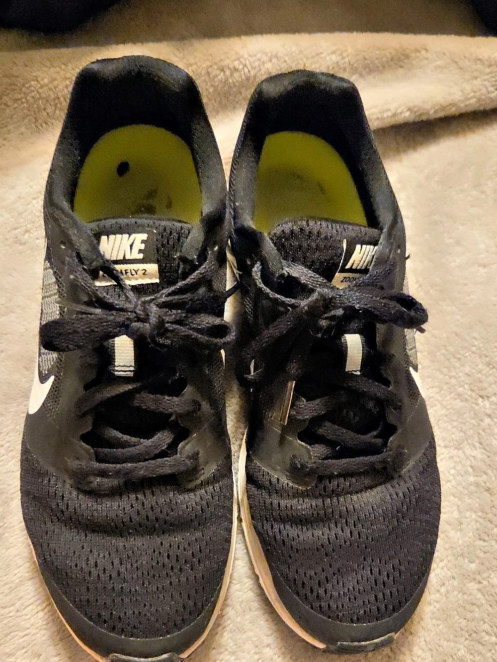 Nike Zoom Fly 2 Black Athletic Shoes